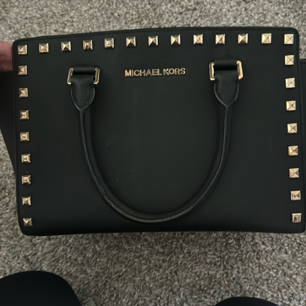 Like new Michael Kors studded purse